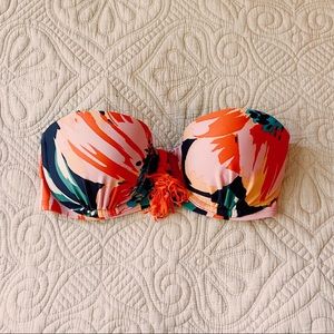 Aerie strapless swimsuit top band bandeau 34C